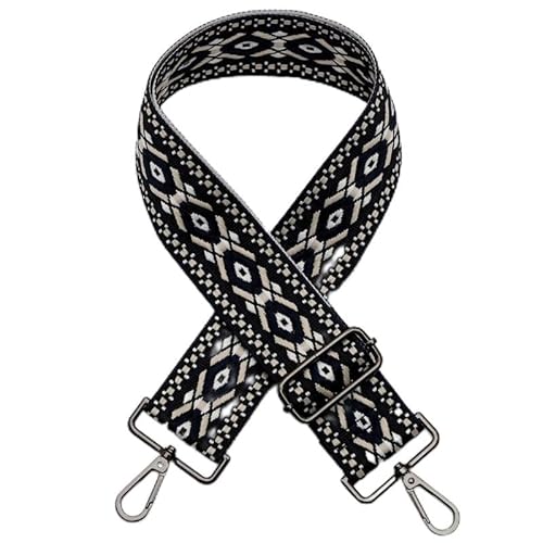 Taschengurt Schulterriemen für Taschen 75-130cm mit Karabiner Mehrfarbiger Bunte Verstellbarer Taschengurt Ersatz Gurt für Handtaschen DIY Zubehör für Tasche Taschenriemen DIY Taschenband,Schwarz Taschengurt Schulterriemen für Taschen 75-130cm mit Karabiner Mehrfarbiger Bunte Verstellbarer Taschengurt Ersatz Gurt für Handtaschen DIY Zubehör für Tasche Taschenriemen DIY Taschenband,Schwarz von PTNKUIIY