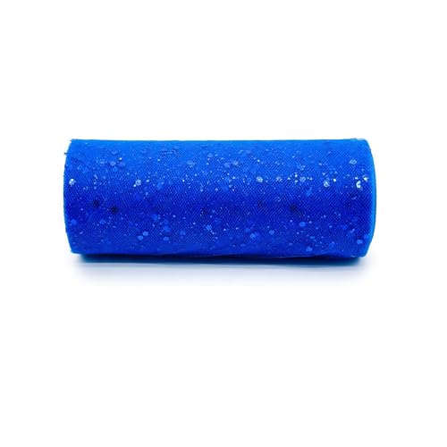 Tüllstoff Deko, Glitter Tüll Rollen,15cm * 10 Yard Glitzertüll mit Klein Pailletten Dekostoff Tüllband für DIY Tutu Rock Nähen Hochzeit, Party,Geschenkverpackung Schleife Tischedeko-Dunkelblau #2 Tüllstoff Deko, Glitter Tüll Rollen,15cm * 10 Yard Glitzertüll mit Klein Pailletten Dekostoff Tüllband für DIY Tutu Rock Nähen Hochzeit, Party,Geschenkverpackung Schleife Tischedeko-Dunkelblau #2 von PTNKUIIY