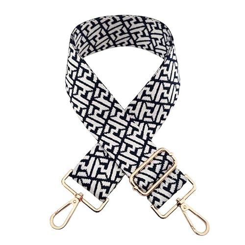 Verstellbarer Schultergurt für Taschen 3,8cm Taschengurte Zum Wechseln, rhombus Tragegurt Schulterriemen mit Gold Karabiner 72 -130CM Tragegurt für Damen Herren DIY Zubehör für Tasche-Navy blau Verstellbarer Schultergurt für Taschen 3,8cm Taschengurte Zum Wechseln, rhombus Tragegurt Schulterriemen mit Gold Karabiner 72 -130CM Tragegurt für Damen Herren DIY Zubehör für Tasche-Navy blau von PTNKUIIY