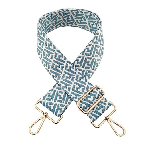 Verstellbarer Schultergurt für Taschen 3,8cm Taschengurte Zum Wechseln, rhombus Tragegurt Schulterriemen mit Gold Karabiner 72 -130CM Tragegurt für Damen Herren DIY Zubehör für Tasche-hellblau Verstellbarer Schultergurt für Taschen 3,8cm Taschengurte Zum Wechseln, rhombus Tragegurt Schulterriemen mit Gold Karabiner 72 -130CM Tragegurt für Damen Herren DIY Zubehör für Tasche-hellblau von PTNKUIIY