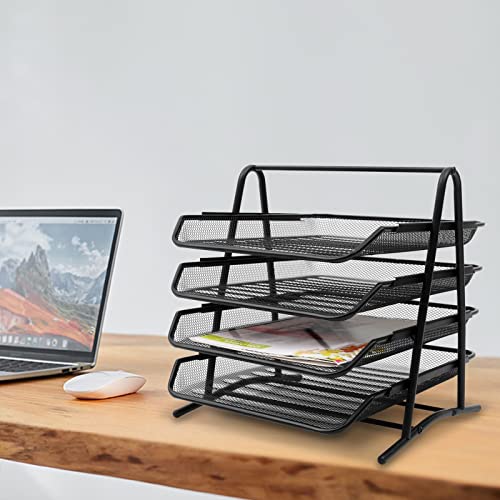 Metall Ablagefächer Stapelbar,Büro Organizer Schreibtisch,Briefablage 4 Fächer dokumentenablage Mesh Design Schreibtischablage für A4 Dokument, Schreibtischablage, Aktenschränke, Schubladenorganisator Metall Ablagefächer Stapelbar,Büro Organizer Schreibtisch,Briefablage 4 Fächer dokumentenablage Mesh Design Schreibtischablage für A4 Dokument, Schreibtischablage, Aktenschränke, Schubladenorganisator von PUCMER