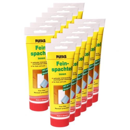 12 x Pufas Feinspachtel 400g 12 x Pufas Feinspachtel 400g von PUFAS