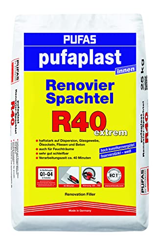 Pufas Pufaplast R 40 Renovier-Spachtel 25,000 KG Pufas Pufaplast R 40 Renovier-Spachtel 25,000 KG von PUFAS