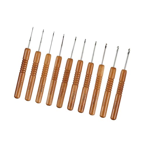 9-pieces Holzgriff Häkchen Haken Ergonomische Häkelhaken 2mm-6 Mm Für Anfänger Stricken Häkeln Von Pulloverschalhandschuhen 9-pieces Holzgriff Häkchen Haken Ergonomische Häkelhaken 2mm-6 Mm Für Anfänger Stricken Häkeln Von Pulloverschalhandschuhen von PUGEOAMN