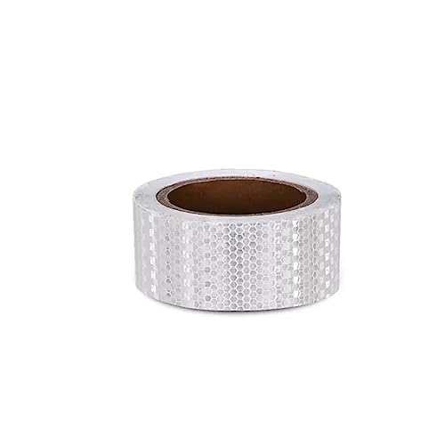 PULaif Reflektierendes Warnband, Reflektierendes Band, Reflektierende Auffälligkeit Fluoreszierende Klebeband-Aufkleber 5cm mehrere Größen(5cm x 10m) von PULaif