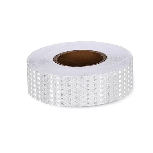 PULaif Reflektierendes Warnband, Reflektierendes Band, Reflektierende Auffälligkeit Fluoreszierende Klebeband-Aufkleber 5cm mehrere Größen(5cm x 45m) von PULaif