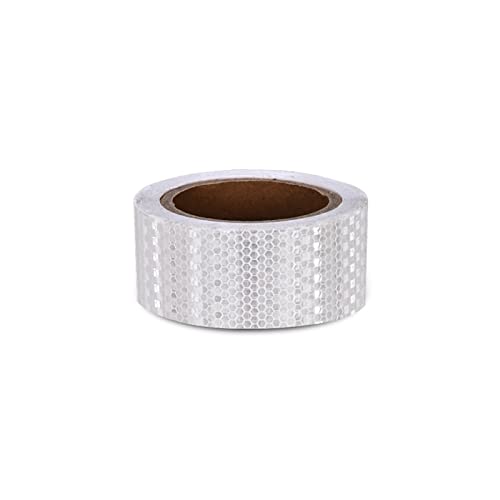 PULaif Reflektierendes Warnband, Reflektierendes Band, Reflektierendes Band, Wabenmuster, wasserdicht, for die Sicherheit im Freien, 5,1 cm x 10,2 m, Mehrfarbig(A) von PULaif