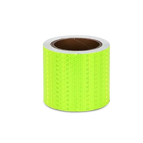 PULaif Reflektierendes Warnband, Reflektierendes Band, Reflektierendes Band 10cm x 10m Mehrfarbig(Bright Green) von PULaif