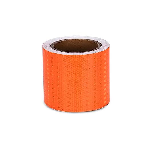 PULaif Reflektierendes Warnband, Reflektierendes Band, Reflektierendes Band 10cm x 10m Mehrfarbig(Orange) von PULaif