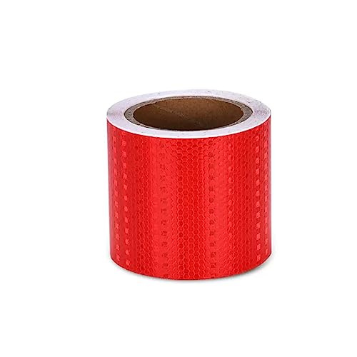 PULaif Reflektierendes Warnband, Reflektierendes Band, Reflektierendes Band 10cm x 10m Mehrfarbig(Red) von PULaif