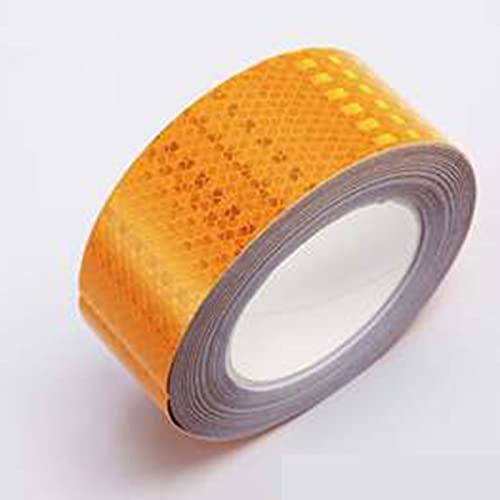 PULaif Reflektierendes Warnband, Reflektierendes Band, Reflektierendes Band 2 Zoll x 29,5 Fuß Mehrfarbig(Yellow) von PULaif