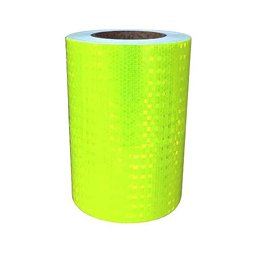 PULaif Reflektierendes Warnband, Reflektierendes Band, Reflektierendes Band 7,87 Zoll x 82 Fuß Mehrfarbig(Bright Yellow) von PULaif