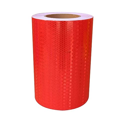 PULaif Reflektierendes Warnband, Reflektierendes Band, Reflektierendes Band 7,87 Zoll x 82 Fuß Mehrfarbig(Red) von PULaif
