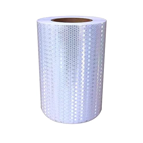 PULaif Reflektierendes Warnband, Reflektierendes Band, Reflektierendes Band 7,87 Zoll x 82 Fuß Mehrfarbig(White) von PULaif