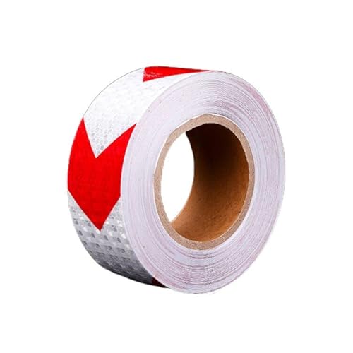 PULaif Reflektierendes Warnband, Reflektierendes Band, Reflektierendes PVC-Klebeband, 5,1 cm x 24,9 m, Mehrfarbig(D) von PULaif