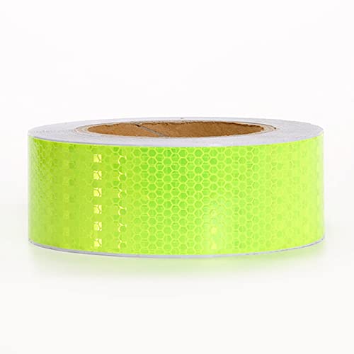 PULaif Reflektierendes Warnband, Reflektierendes Band, Reflektierendes Sicherheitswarnband 2 Zoll x 82 Fuß Mehrfarbig(Green) von PULaif