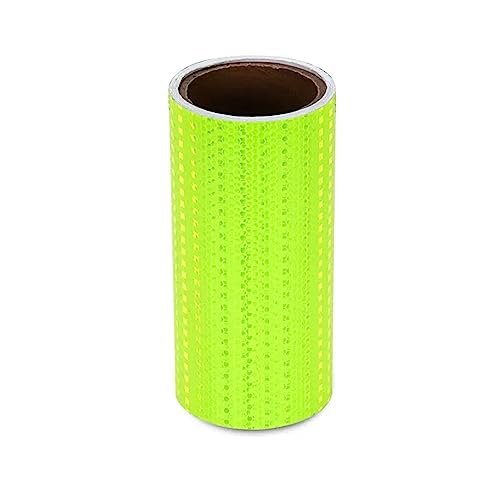 PULaif Reflektierendes Warnband, Reflektierendes Band, Reflektierendes Warnband 20 cm x 3 m, Mehrfarbig(Bright Green) von PULaif