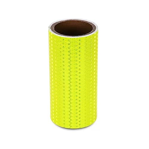PULaif Reflektierendes Warnband, Reflektierendes Band, Reflektierendes Warnband 20 cm x 3 m, Mehrfarbig(Bright Yellow) von PULaif