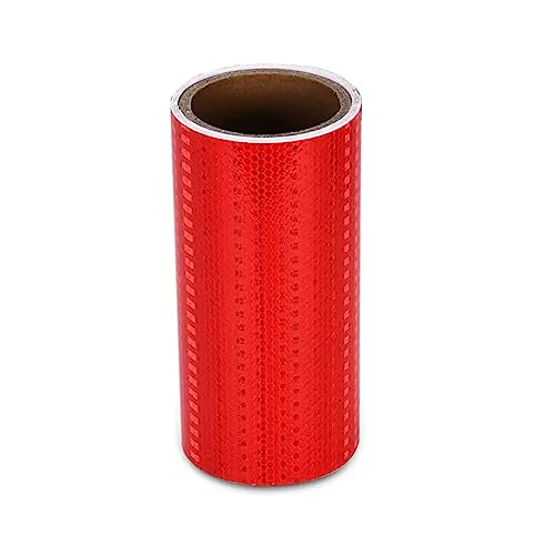 PULaif Reflektierendes Warnband, Reflektierendes Band, Reflektierendes Warnband 20 cm x 3 m, Mehrfarbig(Red) von PULaif