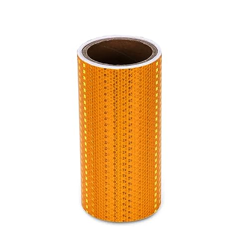PULaif Reflektierendes Warnband, Reflektierendes Band, Reflektierendes Warnband 20 cm x 3 m, Mehrfarbig(Yellow) von PULaif