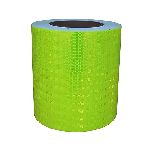 PULaif Reflektierendes Warnband, Reflektierendes Band, Reflektierendes selbstklebendes Warnband for Fahrzeuge, Auto, LKW, Motorrad, Mehrfarbig(Bright Yellow) von PULaif