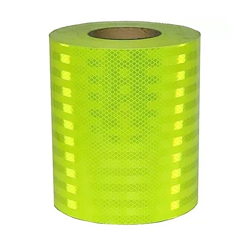 PULaif Reflektierendes Warnband, Reflektierendes Band, Reflektorband Reflektorband fluoreszierend gelb grün mehrere Größen(Width 20cm,Length 45m) von PULaif