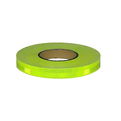 PULaif Reflektierendes Warnband, Reflektierendes Band, Reflektorband Reflektorband fluoreszierend gelb grün mehrere Größen(Width 2cm,Length 45m) von PULaif