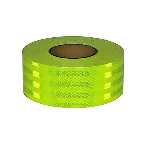 PULaif Reflektierendes Warnband, Reflektierendes Band, Reflektorband Reflektorband fluoreszierend gelb grün mehrere Größen(Width 7cm,Length 10m) von PULaif