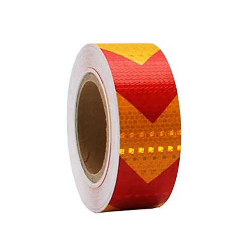 PULaif Reflektierendes Warnband, Reflektierendes Band, Selbstklebendes Reflektorband 2 Zoll x 82 Fuß Mehrfarbig(D) von PULaif