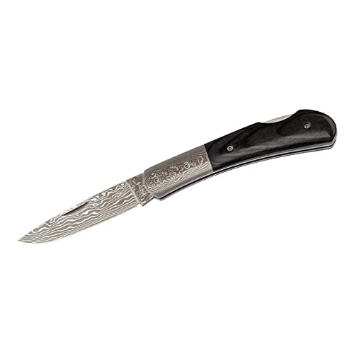 Puma TEC Taschenmesser, 71 Lagen Damast, rostfrei, Back Lock, Damastbacken, Pakkaholz Griffschalen, hochwertiges Klappmesser & Outdoor-messer für Camping, Wandern oder Jagd Puma TEC Taschenmesser, 71 Lagen Damast, rostfrei, Back Lock, Damastbacken, Pakkaholz Griffschalen, hochwertiges Klappmesser & Outdoor-messer für Camping, Wandern oder Jagd von PUMA
