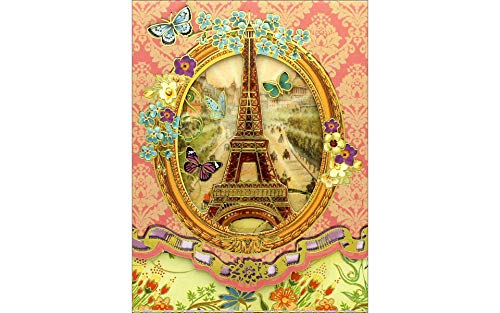1 X Die-cut Window Pocket Note Pad - Eiffel Tower 59669 by Punch Studio 1 X Die-cut Window Pocket Note Pad - Eiffel Tower 59669 by Punch Studio von PUNCH STUDIO