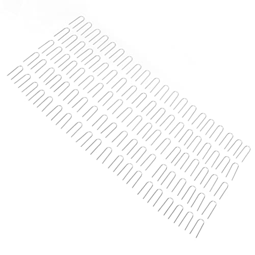 100 Nichrome Drahtsprung U Hanger -Haken, Hohe Temperatur, Dicker Drahtstütze, Hängen für Keramikschmuck Schmuck, mit Plastikhülle für die Lagerung von PUNELE