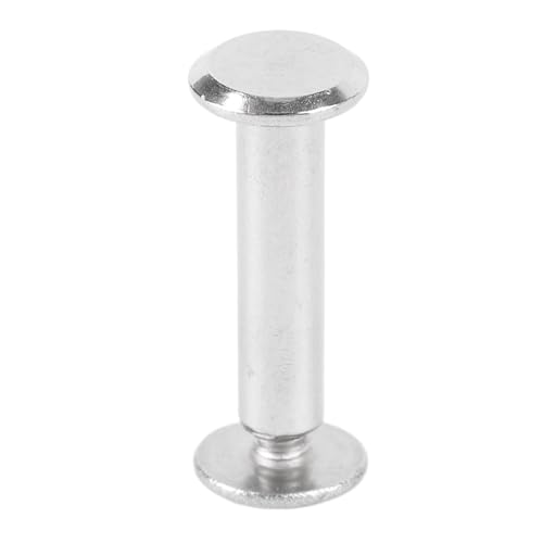 100 Sets Edelstahl -Nieten, Nietset und Schrauben für Albumkleidung Dekoration Lederhandwerk mit Genauem Design und Einfacher Installation (3,5 * 15 * 7mm) von PUNELE