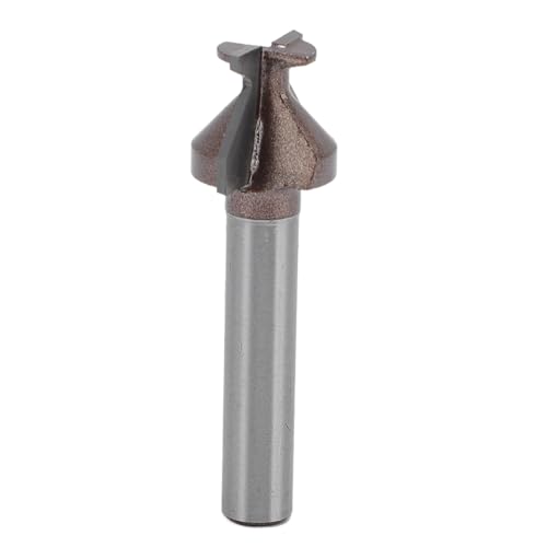 Bogen -Bieger -Router -Bit, 8 Mm 1/2 Zoll Schaft R8 Router Bit -Werkzeug für Holzkabine Holzbearbeitungsprojekte, Tungstenstahl, Stahl von PUNELE