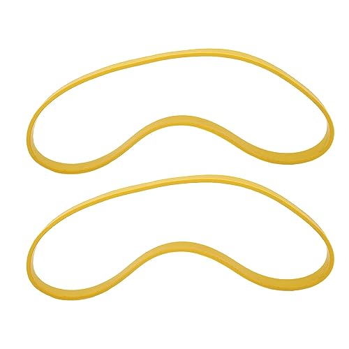 Geräuschreduktion Anti -Slip Gelben Gummi -Bandsäge Reifen, Langlebiges Holzbearbeitungsbänder für 9 -Zoll -Bandsäge - Pack von 2 von PUNELE