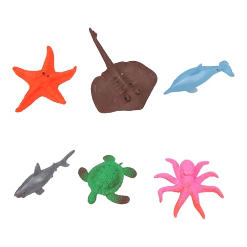 PUNELE 6PCS Wasseranbau Spielzeug Wasser Expandierende Meerestiere Ozeanische Kreaturen für mit Realistischen Eva Marine Tierfiguren für Kleiner Mädchen PUNELE 6PCS Wasseranbau Spielzeug Wasser Expandierende Meerestiere Ozeanische Kreaturen für mit Realistischen Eva Marine Tierfiguren für Kleiner Mädchen von PUNELE