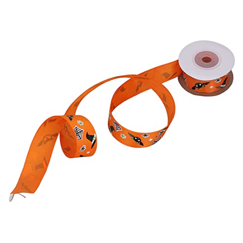 PUNELE Halloween Cartoon Fledermaus -Musterband, 4 Stcs 10 Yards 1 Zoll Breite Orange Polyester Band, Langlebig, Zum Verpacken, DIY -Party -Dekoration, Trimmen Sie zu Jeder Gewünschten PUNELE Halloween Cartoon Fledermaus -Musterband, 4 Stcs 10 Yards 1 Zoll Breite Orange Polyester Band, Langlebig, Zum Verpacken, DIY -Party -Dekoration, Trimmen Sie zu Jeder Gewünschten von PUNELE