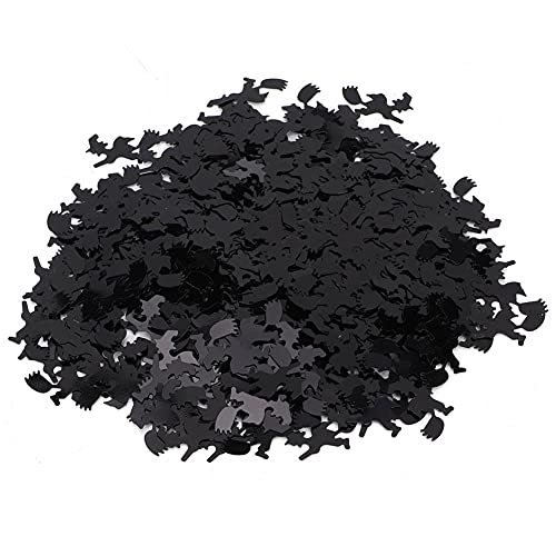PUNELE PVC Confetti, Halloween -Party -Dekoration, Schreckliche Urlaubs -DIY -Dekor für (Schwarze Hexe) von PUNELE