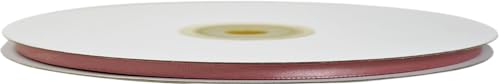 Geschenkband aus Doppelsatin, 6 mm breites Satinband, Rolle mit 50 m altrosa Geschenkband aus Doppelsatin, 6 mm breites Satinband, Rolle mit 50 m altrosa von PUNTO CASA