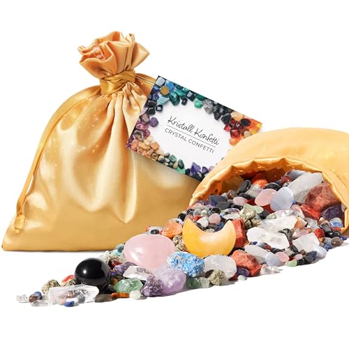 PURAJA Kristall Konfetti | Magischer Edelstein Mix | Buntes Edelstein Konfetti | Magic Crystal Mix von PURAJA