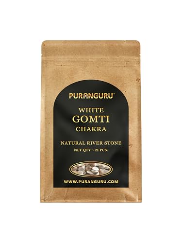 PuranGuru Gomti-Chakra, Glücksbringer für Reichtum, Gesundheit und Erfolg, Lakshmi Diwali Puja Samagri, natürlicher Gomati-Flussstein, Original-Chakradhari-Gomati-Chakra-Perlen zur Schmuckherstellung PuranGuru Gomti-Chakra, Glücksbringer für Reichtum, Gesundheit und Erfolg, Lakshmi Diwali Puja Samagri, natürlicher Gomati-Flussstein, Original-Chakradhari-Gomati-Chakra-Perlen zur Schmuckherstellung von PURANGURU