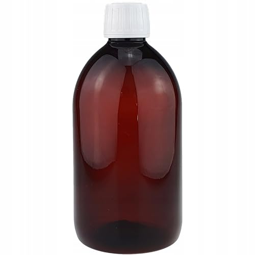 PURE CHEMICAL - Laborflasche 500ml- Braun Flasche Pharmabehälter Pet - Leerflasche aus Kunststoff -Apothekerflasche für Ätherische Öl - Parfümöle - Aromatherapie - Düfte - Flüssigk PURE CHEMICAL - Laborflasche 500ml- Braun Flasche Pharmabehälter Pet - Leerflasche aus Kunststoff -Apothekerflasche für Ätherische Öl - Parfümöle - Aromatherapie - Düfte - Flüssigk von PURE CHEMICAL