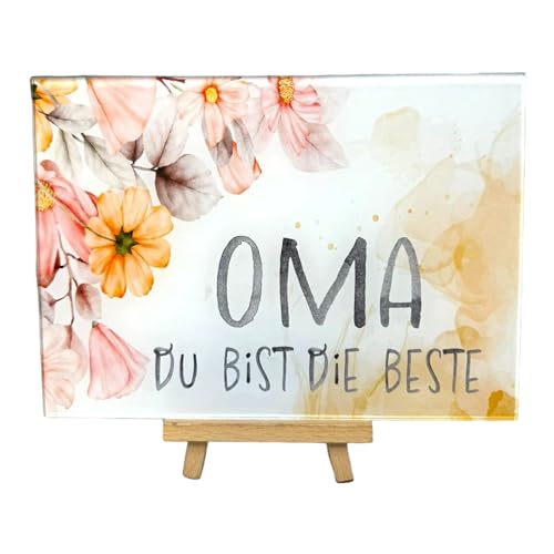 Acrylbild Oma, Du Bist Die Beste - 15x21 cm mit Eleganter Staffelei - Geschenk und Deko für Großmütter zu Geburtstagen und Besonderen Anlässen. Geschenk Oma, Dankeschön, Danke sagen Acrylbild Oma, Du Bist Die Beste - 15x21 cm mit Eleganter Staffelei - Geschenk und Deko für Großmütter zu Geburtstagen und Besonderen Anlässen. Geschenk Oma, Dankeschön, Danke sagen von PURESIZE