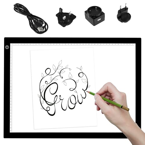 PURElite Ultradünner LED-Leuchtkasten mit einstellbarem natürlichem Tageslichteffekt, schwarz, A3 PURElite Ultradünner LED-Leuchtkasten mit einstellbarem natürlichem Tageslichteffekt, schwarz, A3 von PURElite