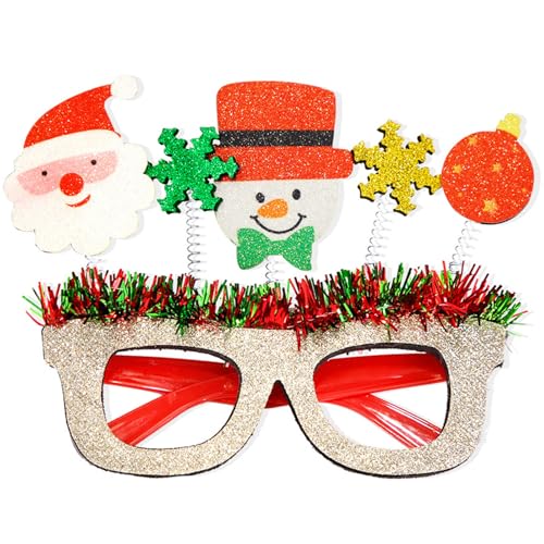 Dekoration Kostüm Brillenrahmen Raffiniert Unisex Brille Brillenrahmen für Weihnachten Feier Dekoration Kostüm Brillenrahmen Raffiniert Unisex Brille Brillenrahmen für Weihnachten Feier von PURFUU