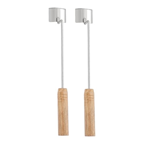 Edelstahl Maisbeizer Werkzeug mit ergonomischem Holzgriff Kernentferner zum Shucking und Gemüse Schaben Edelstahl Maisbeizer Werkzeug von PURFUU
