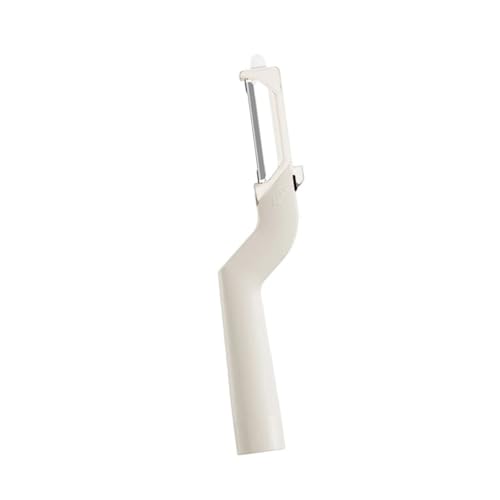 Mehrzweck-Schäler mit ergonomischem Griff, Edelstahl, rutschfester Griff, platzsparendes Gemüsewerkzeug, schwenkbarer Kopf, Schäler von PURFUU