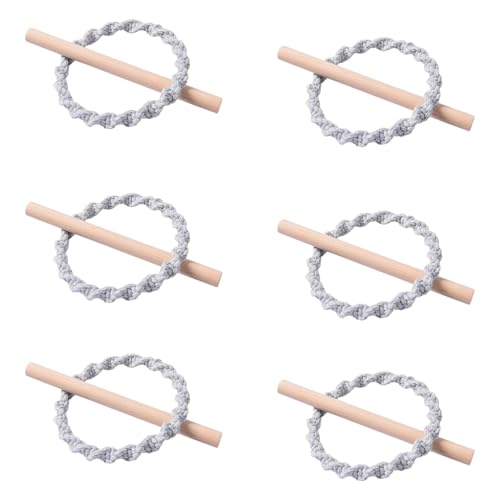 Nordischer Vorhang-Raffhalter aus Massivholz, Vorhangschnallen, Vorhanghalter für Raumdekoration, Heimdekoration von PURFUU