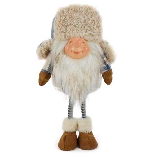PURFUU Plüsch-Zwerg-Schreibtisch-Ornament, Plüsch-Trapperhut, Zwerg, Weihnachtsfeier, Dekoration für Kinder und Erwachsene von PURFUU