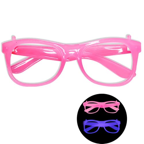 Tanzshow-Nachtbrille für Kinder, Erwachsene, fluoreszierender Brillenrahmen für Party, Bühnenauftrittsbrille Tanzshow-Nachtbrille für Kinder, Erwachsene, fluoreszierender Brillenrahmen für Party, Bühnenauftrittsbrille von PURFUU